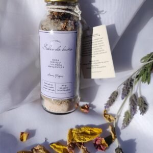 sales de baño florales