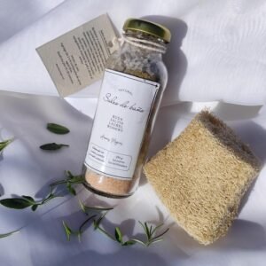 sales de baño florales